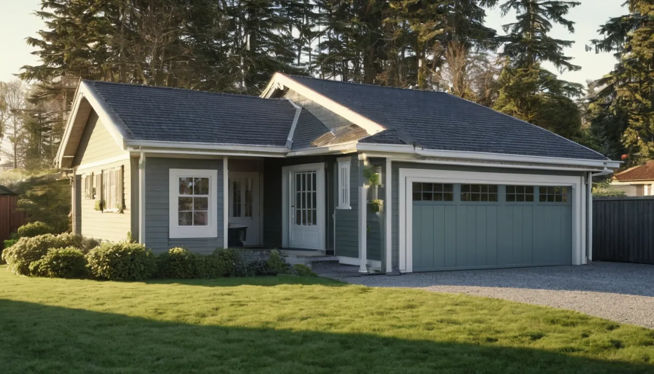 A neat home garage in the Orland Park area with a working door
